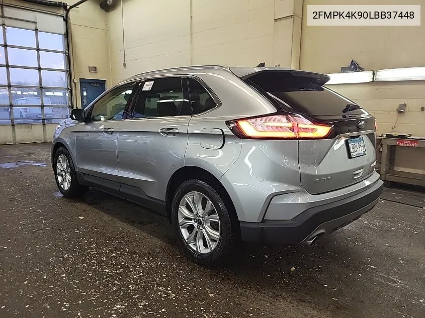 2020 Ford Edge Titanium VIN: 2FMPK4K90LBB37448 Lot: 40935762