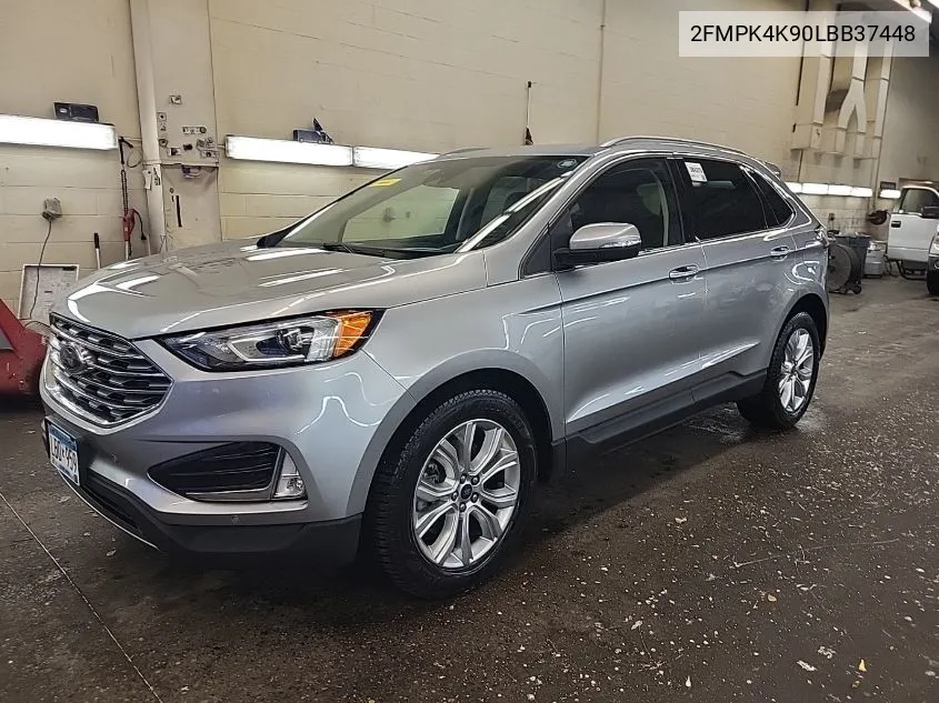 2020 Ford Edge Titanium VIN: 2FMPK4K90LBB37448 Lot: 40935762