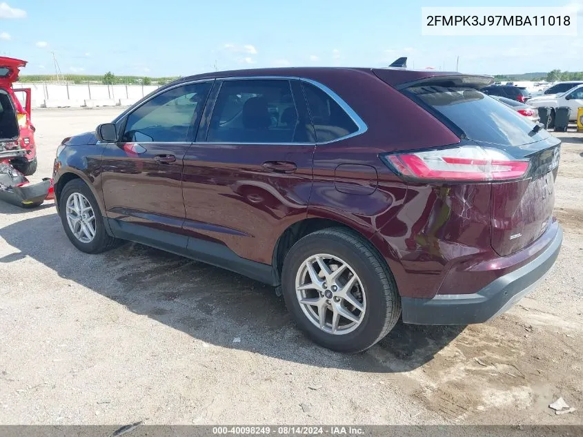 2FMPK3J97MBA11018 2021 Ford Edge Sel