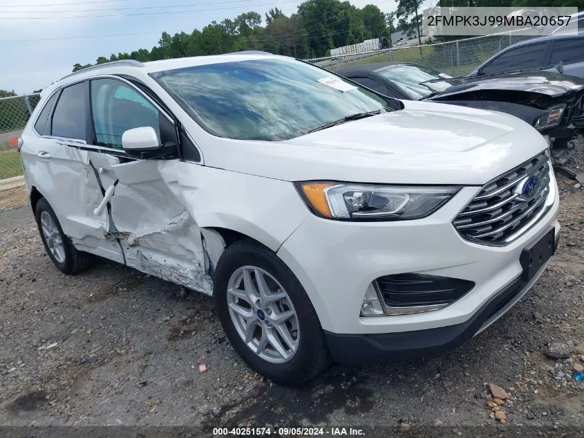 2FMPK3J99MBA20657 2021 Ford Edge Sel