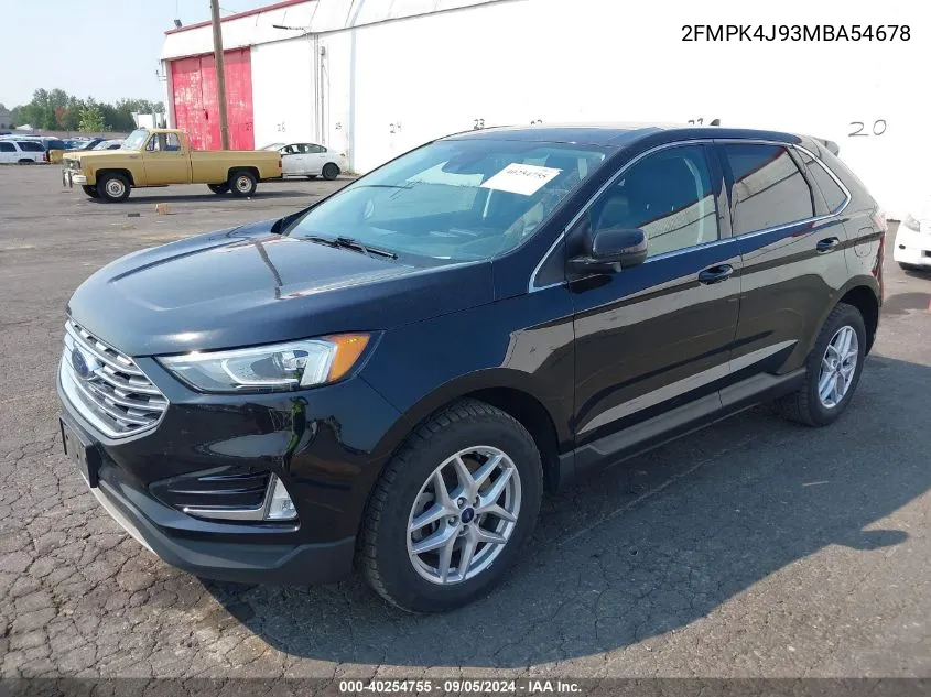 2FMPK4J93MBA54678 2021 Ford Edge Sel