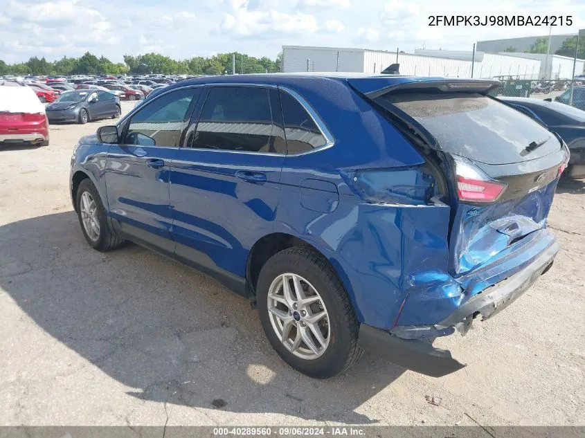 2FMPK3J98MBA24215 2021 Ford Edge Sel