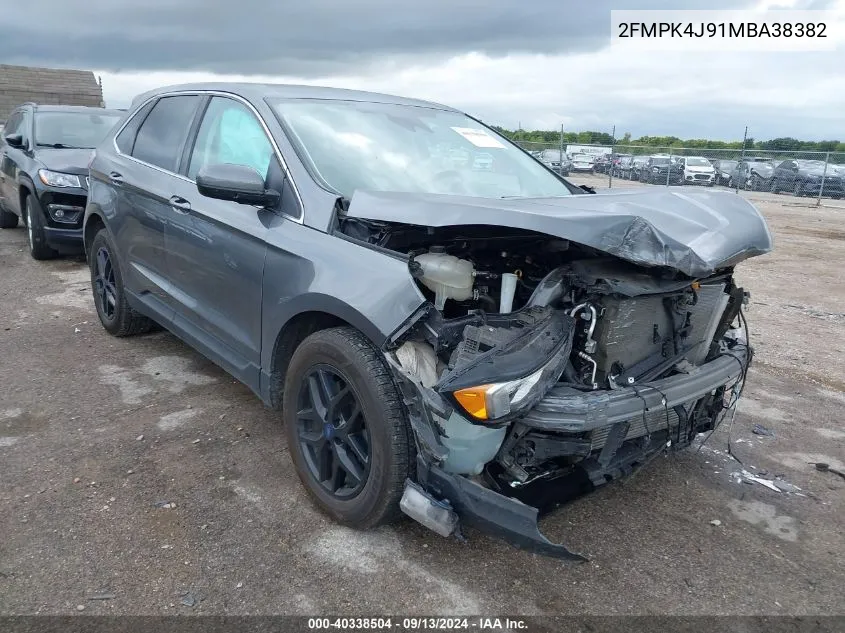 2FMPK4J91MBA38382 2021 Ford Edge Sel