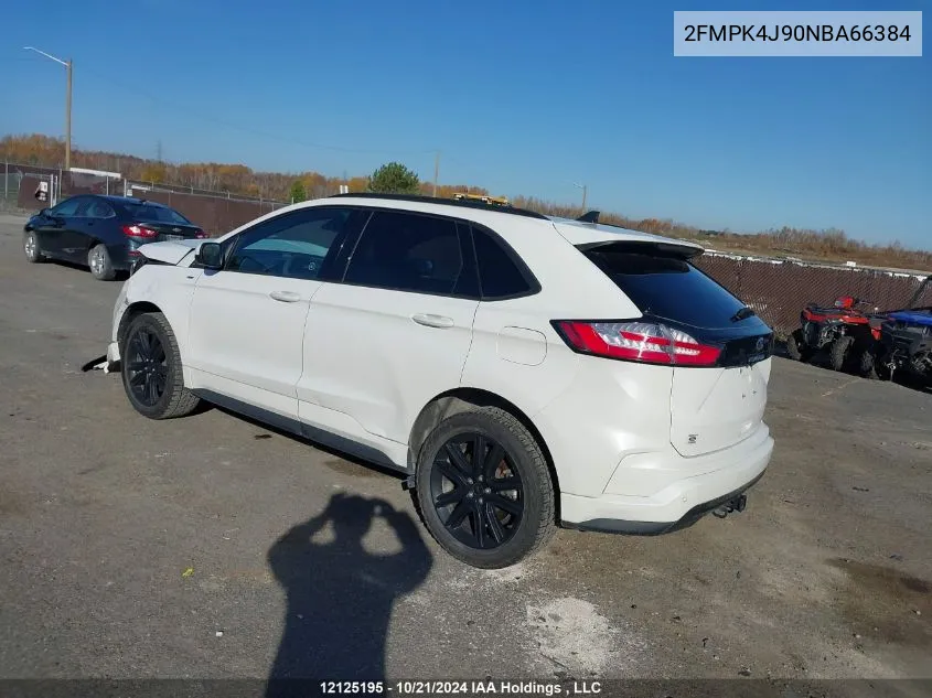 2FMPK4J90NBA66384 2022 Ford Edge Sel