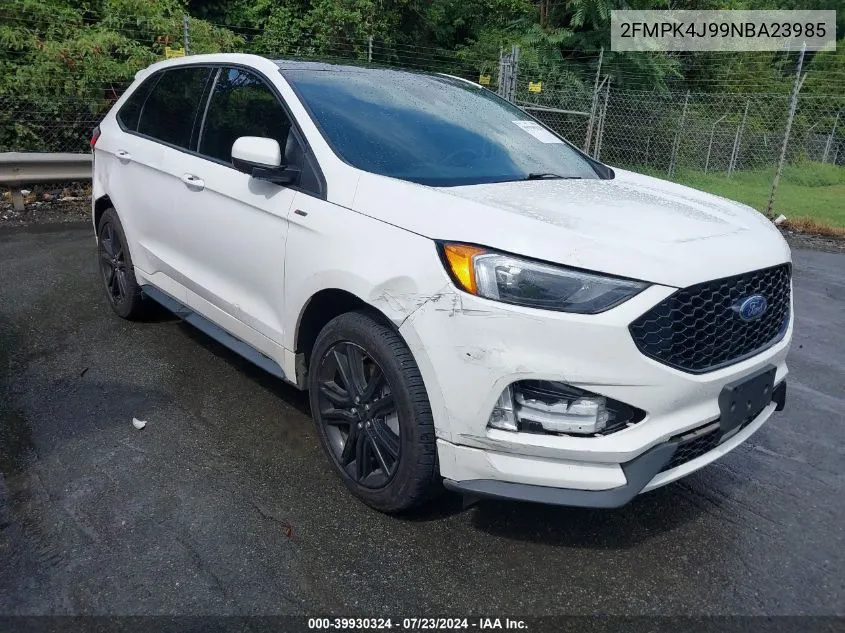 2022 Ford Edge St-Line VIN: 2FMPK4J99NBA23985 Lot: 39930324