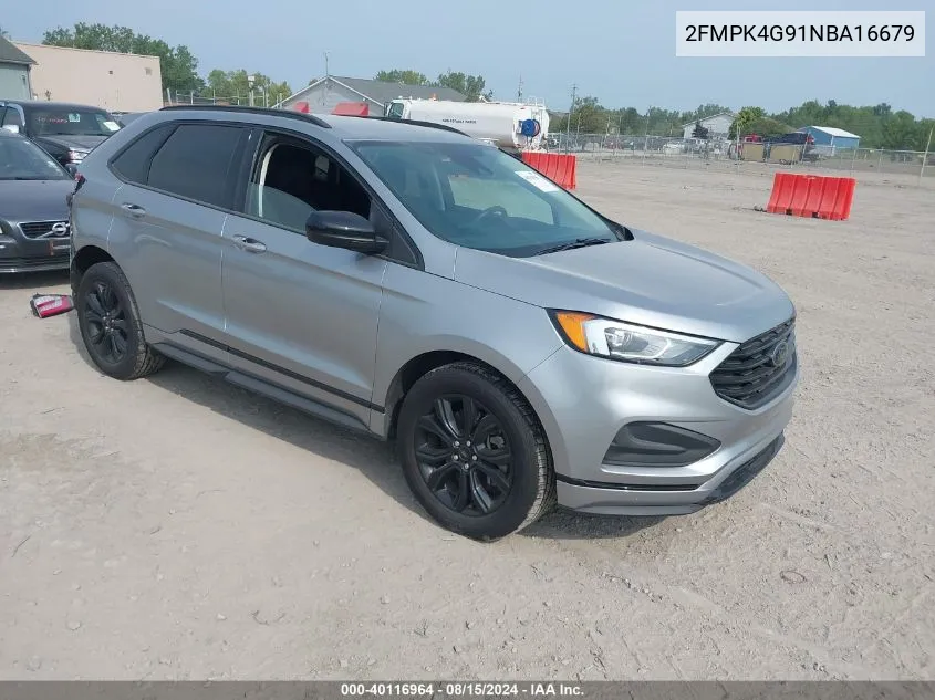 2FMPK4G91NBA16679 2022 Ford Edge Se