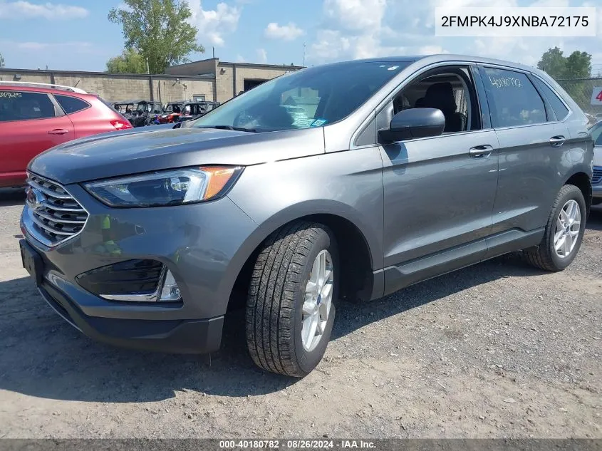 2FMPK4J9XNBA72175 2022 Ford Edge Sel