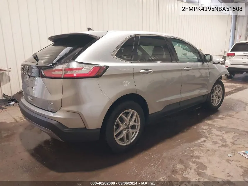 2FMPK4J95NBA51508 2022 Ford Edge Sel