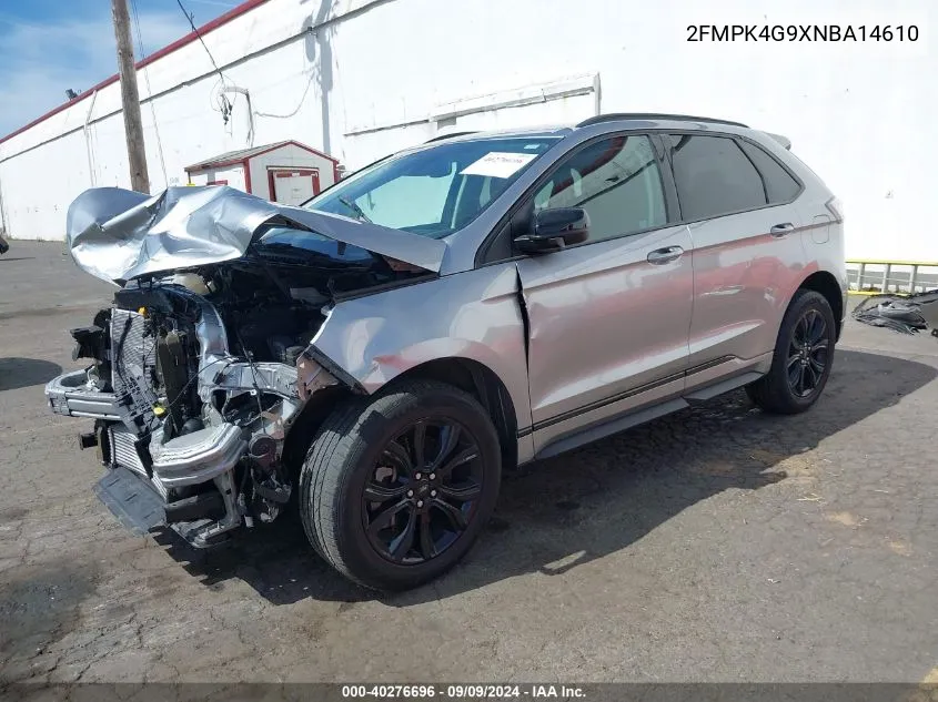 2FMPK4G9XNBA14610 2022 Ford Edge Se