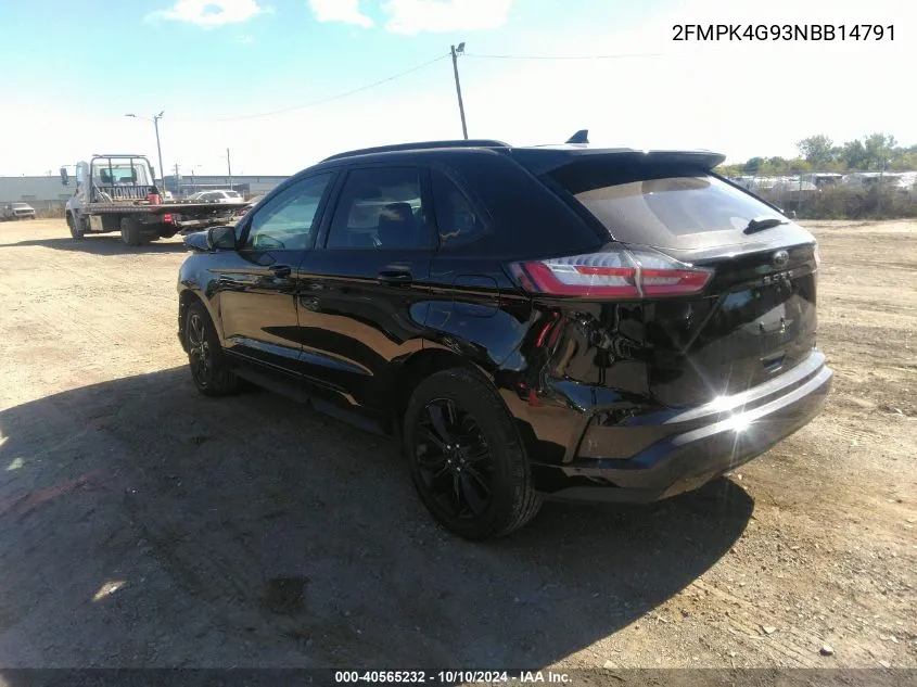 2FMPK4G93NBB14791 2022 Ford Edge Se