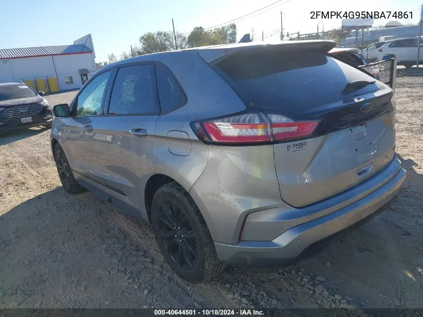 2022 Ford Edge Se VIN: 2FMPK4G95NBA74861 Lot: 40644501