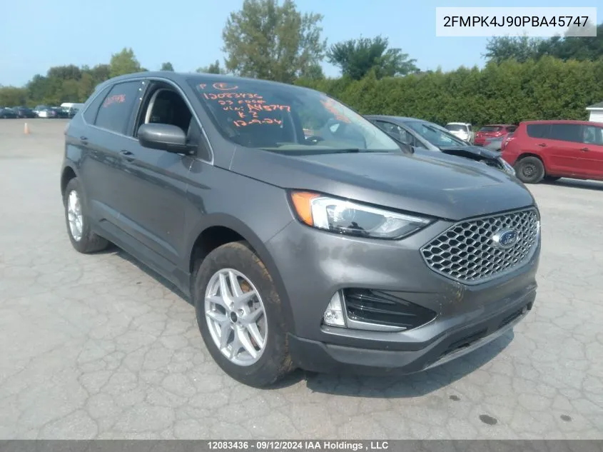 2023 Ford Edge Sel VIN: 2FMPK4J90PBA45747 Lot: 12083436