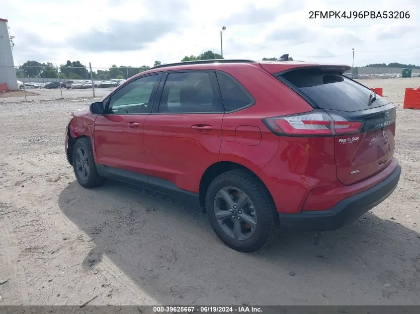 2023 Ford Edge Sel VIN: 2FMPK4J96PBA53206 Lot: 39625667