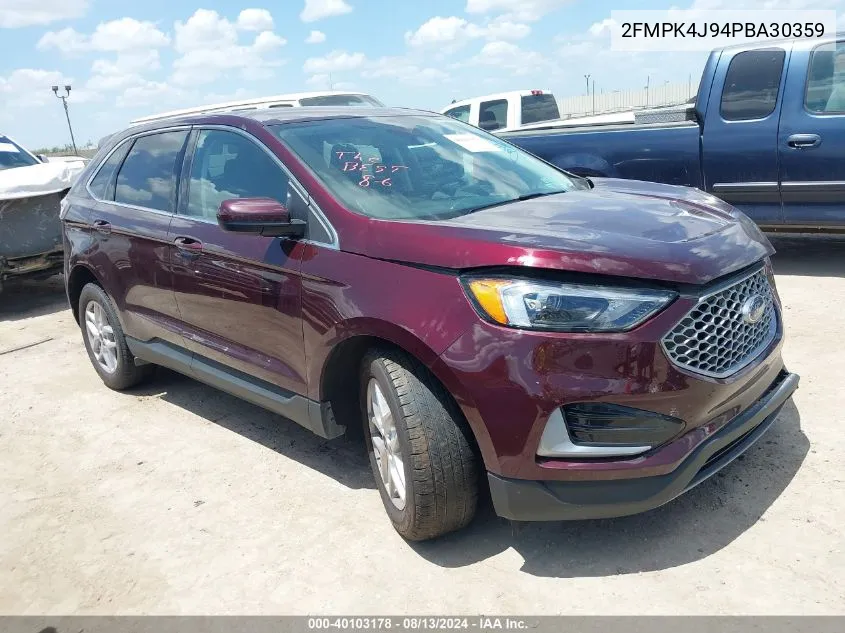 2FMPK4J94PBA30359 2023 Ford Edge Sel