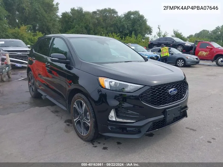 2023 Ford Edge St VIN: 2FMPK4AP4PBA07646 Lot: 40163861