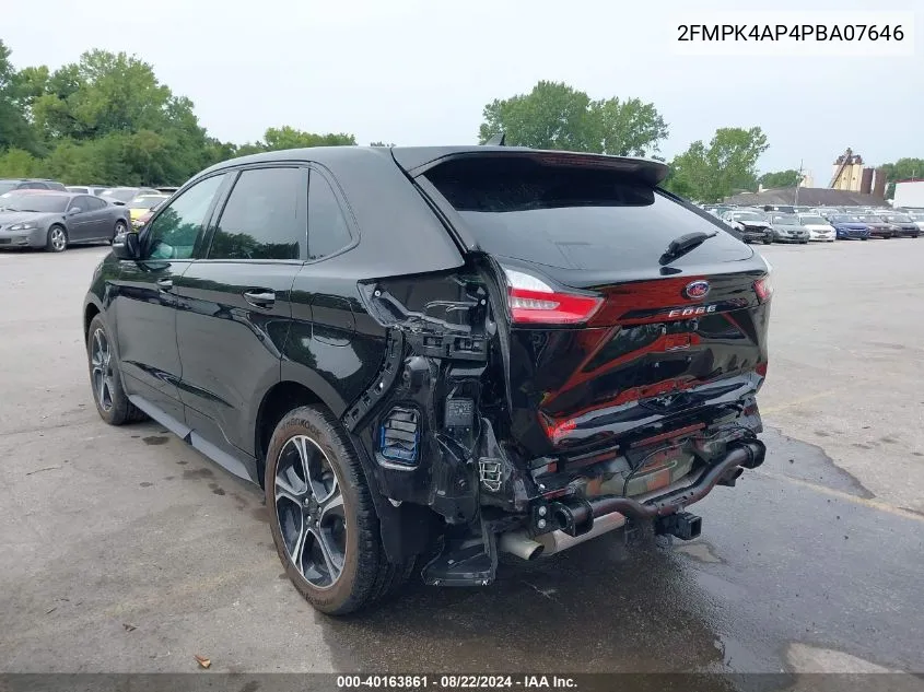 2023 Ford Edge St VIN: 2FMPK4AP4PBA07646 Lot: 40163861