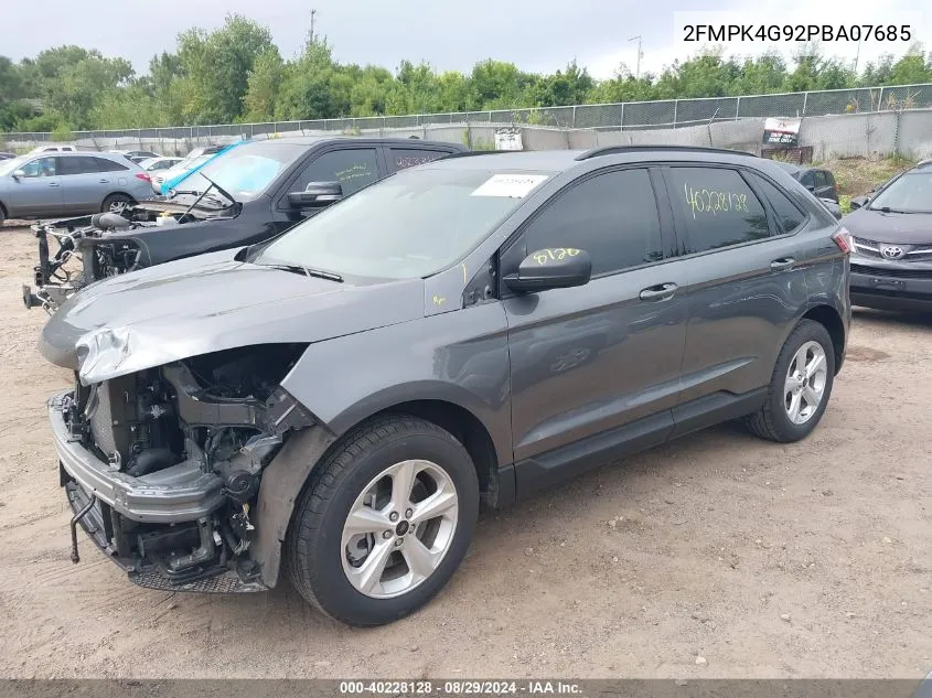 2FMPK4G92PBA07685 2023 Ford Edge Se