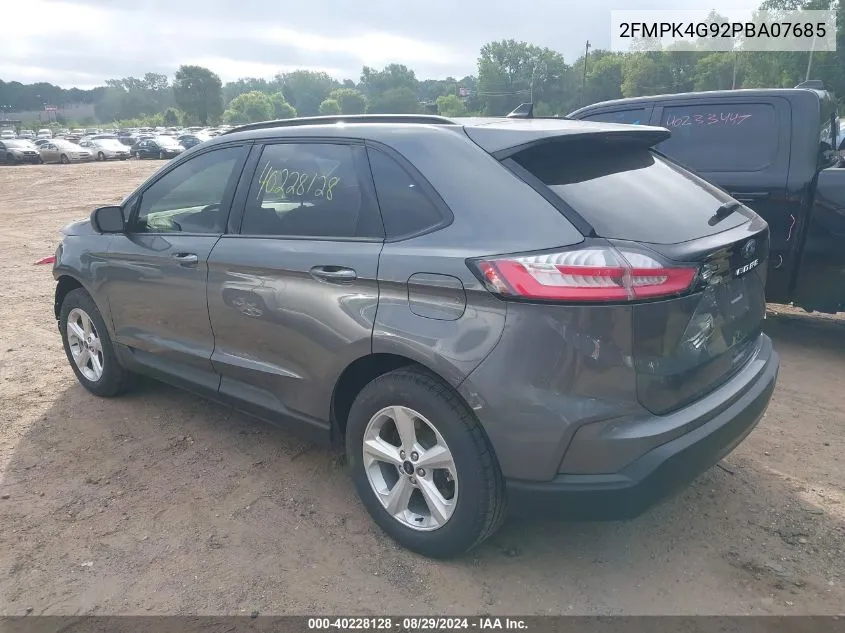 2023 Ford Edge Se VIN: 2FMPK4G92PBA07685 Lot: 40228128