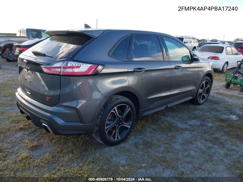 2023 Ford Edge St VIN: 2FMPK4AP4PBA17240 Lot: 40506779