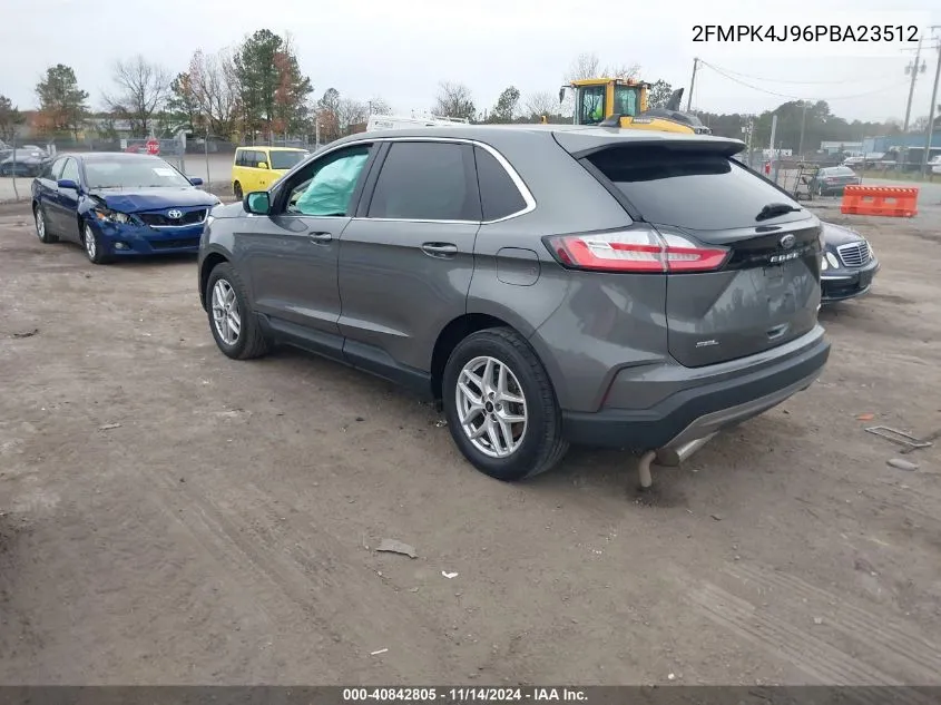 2FMPK4J96PBA23512 2023 Ford Edge Sel/St-Line