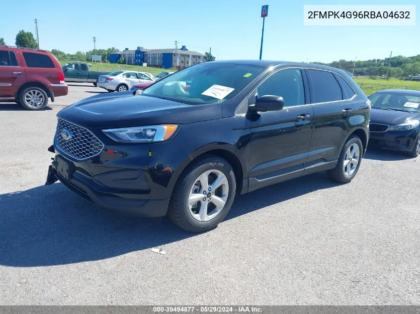 2024 Ford Edge Se VIN: 2FMPK4G96RBA04632 Lot: 39494877