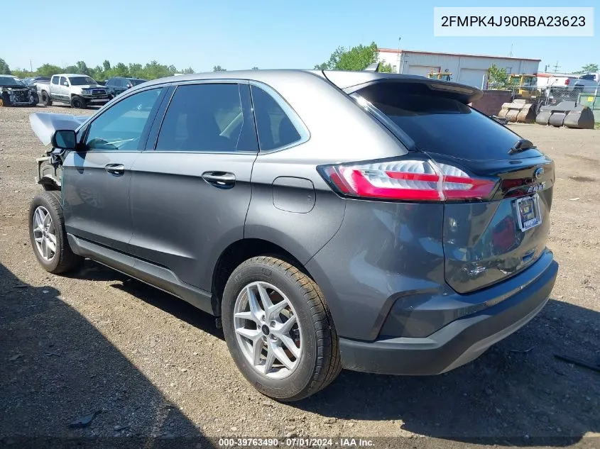 2024 Ford Edge Sel VIN: 2FMPK4J90RBA23623 Lot: 39763490