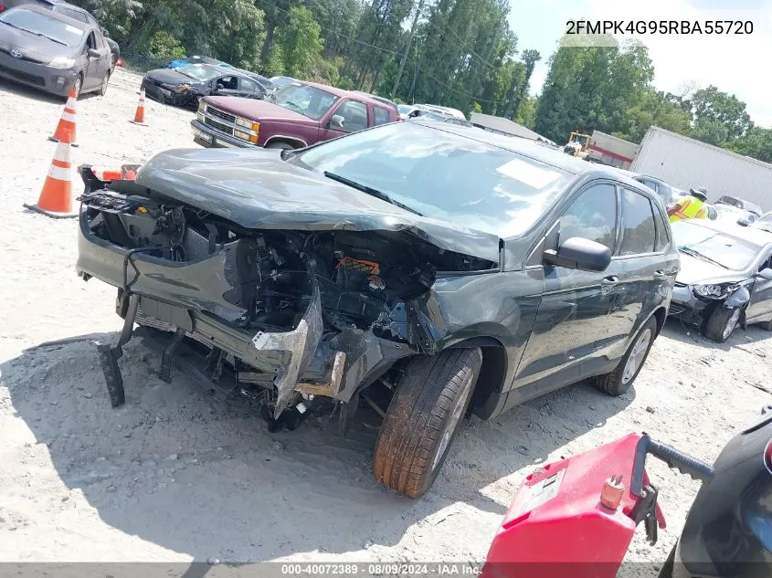 2024 Ford Edge Se VIN: 2FMPK4G95RBA55720 Lot: 40072389