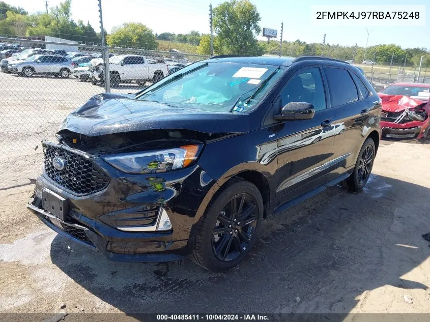 2024 Ford Edge St-Line VIN: 2FMPK4J97RBA75248 Lot: 40485411