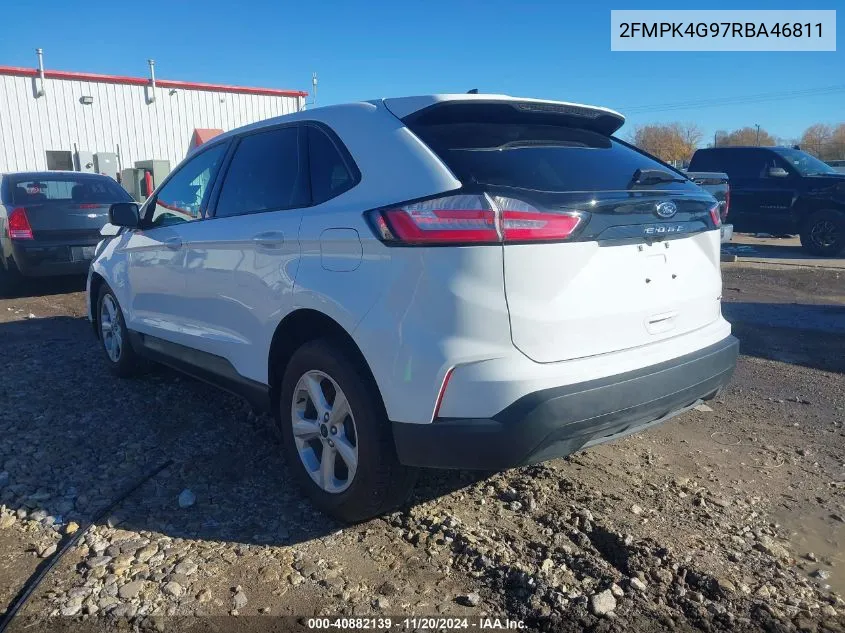 2024 Ford Edge Se VIN: 2FMPK4G97RBA46811 Lot: 40882139