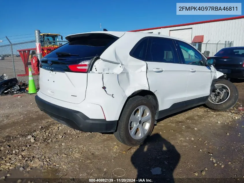 2024 Ford Edge Se VIN: 2FMPK4G97RBA46811 Lot: 40882139