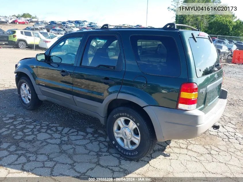 2001 Ford Escape Xlt VIN: 1FMYU04161KC20173 Lot: 39555209