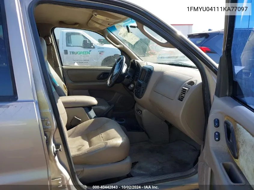 1FMYU04111KA77097 2001 Ford Escape Xlt