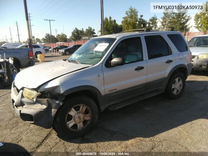 2002 Ford Escape VIN: 1FMYU03152KA50973 Lot: 40456078