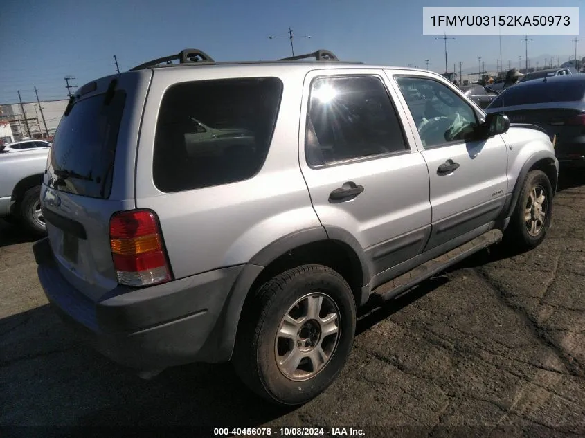 2002 Ford Escape VIN: 1FMYU03152KA50973 Lot: 40456078