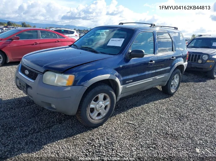 2002 Ford Escape Xlt VIN: 1FMYU04162KB44813 Lot: 40611597