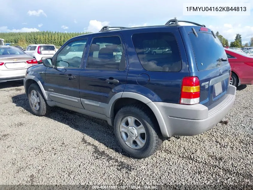 2002 Ford Escape Xlt VIN: 1FMYU04162KB44813 Lot: 40611597