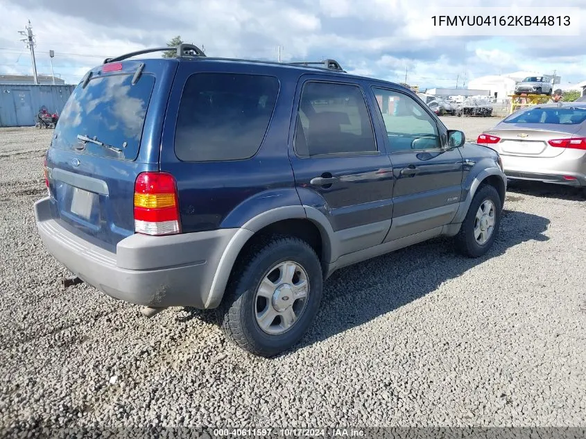 2002 Ford Escape Xlt VIN: 1FMYU04162KB44813 Lot: 40611597