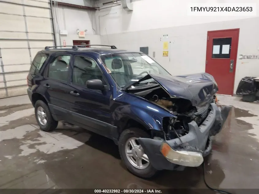 2004 Ford Escape Xls VIN: 1FMYU921X4DA23653 Lot: 40232982