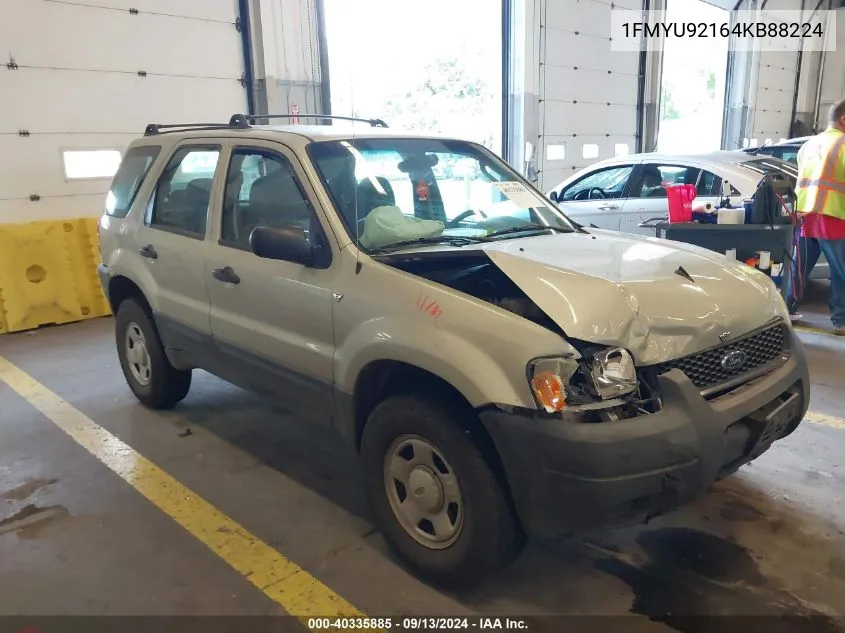 2004 Ford Escape Xls VIN: 1FMYU92164KB88224 Lot: 40335885