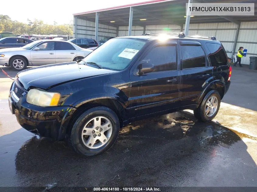 2004 Ford Escape Limited VIN: 1FMCU041X4KB11813 Lot: 40614180