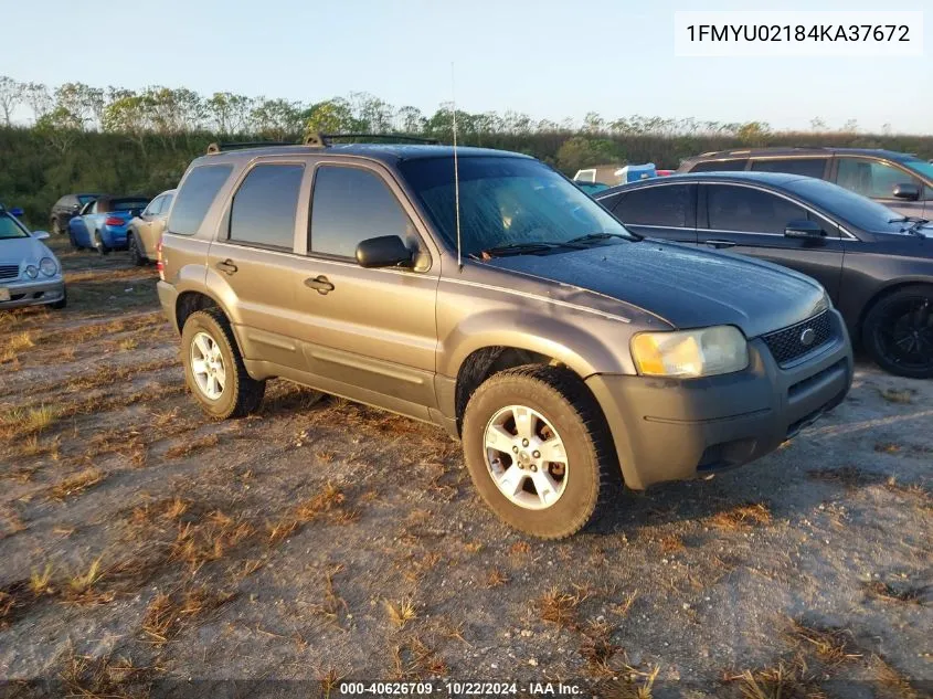 2004 Ford Escape Xls VIN: 1FMYU02184KA37672 Lot: 40626709