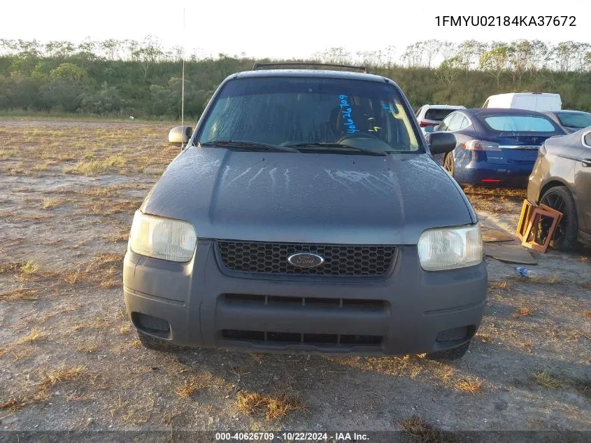 2004 Ford Escape Xls VIN: 1FMYU02184KA37672 Lot: 40626709