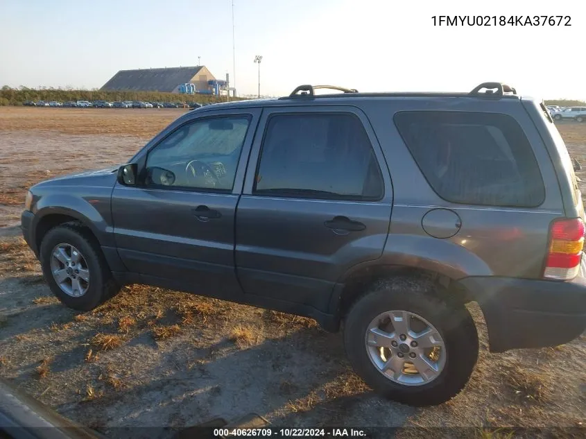 2004 Ford Escape Xls VIN: 1FMYU02184KA37672 Lot: 40626709