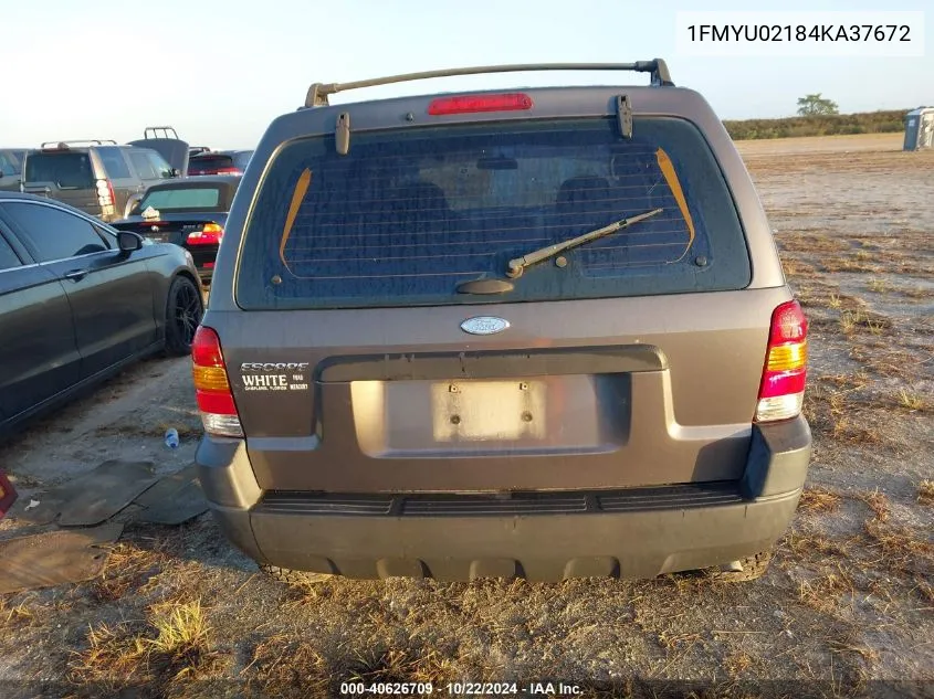 2004 Ford Escape Xls VIN: 1FMYU02184KA37672 Lot: 40626709