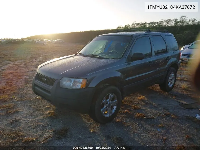 2004 Ford Escape Xls VIN: 1FMYU02184KA37672 Lot: 40626709