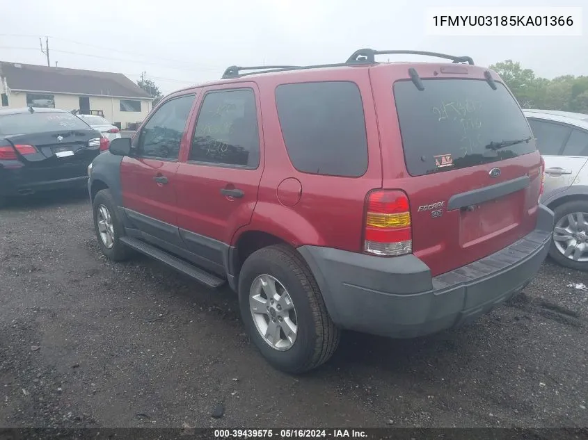 1FMYU03185KA01366 2005 Ford Escape Xlt