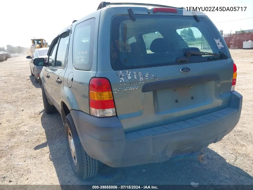 1FMYU02Z45DA05717 2005 Ford Escape Xls