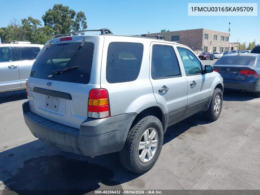 2005 Ford Escape Xlt VIN: 1FMCU03165KA95709 Lot: 40256432