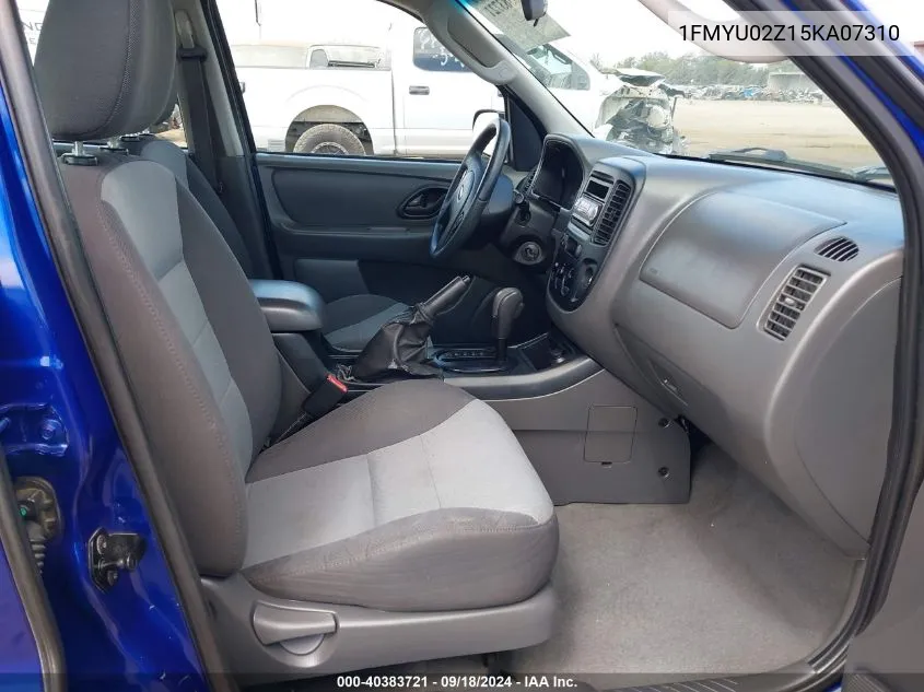 2005 Ford Escape Xls VIN: 1FMYU02Z15KA07310 Lot: 40383721