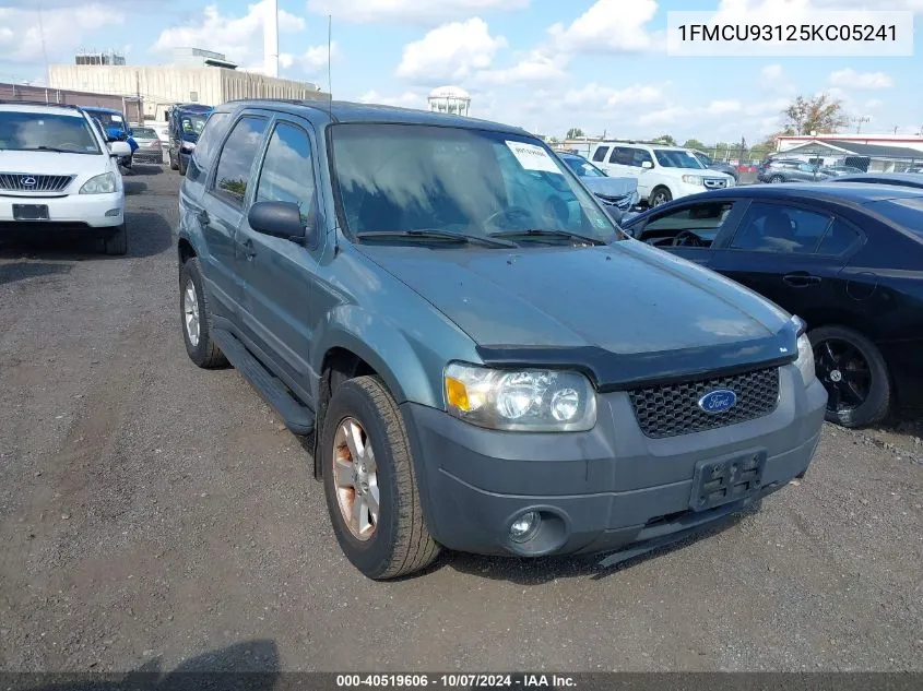 2005 Ford Escape Xlt VIN: 1FMCU93125KC05241 Lot: 40519606